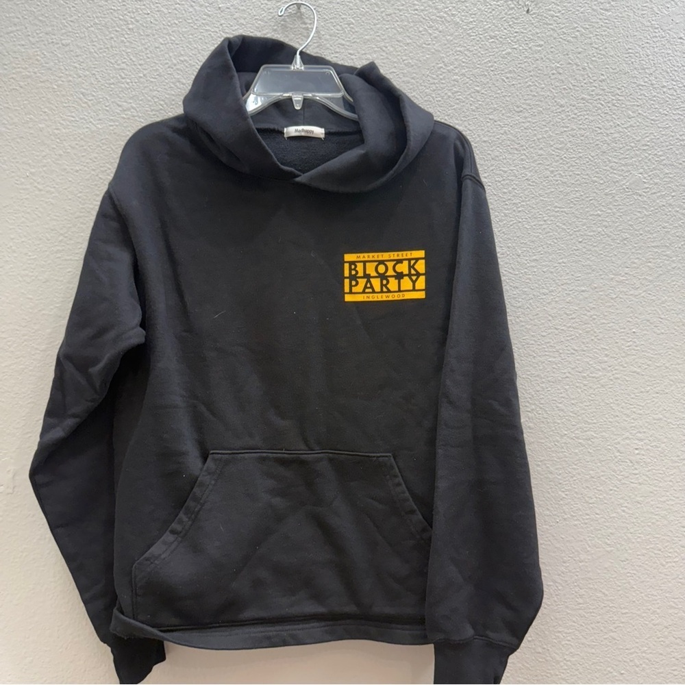 Madhappy Hoodie Mens Size Small Black Block Party New